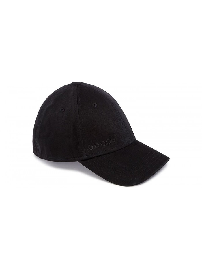 Gents Men's Good Plus Foundation Cotton Blend Cap Solid Black - C61885ZCWDX