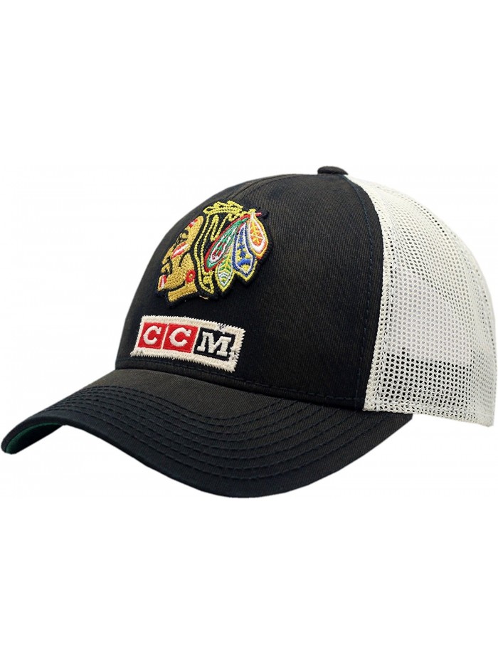 Chicago Blackhawks Washed 2-Tone Mesh Snapback-10360 - CR12746I7X1