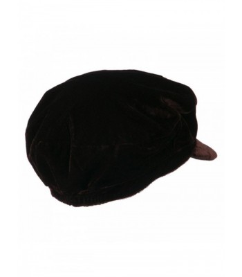 Womens Sergeant Velvet Cabbie Cap in Women's Newsboy Caps