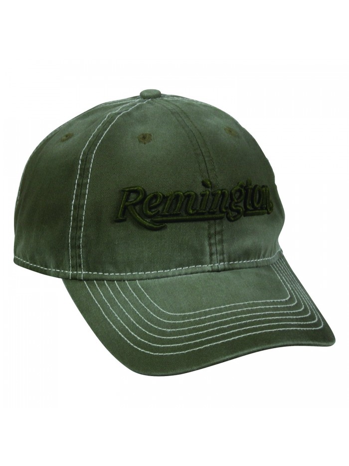 Remington Olive Unstuctured Enzyme Washed Cap Hat 157 - CT17Z6QW35U