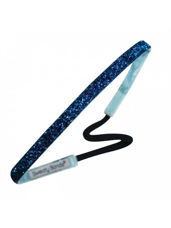 Sweaty Bands 001-38-0049-11 Viva Diva 3/8-inch Velvet Lined Fitness and Fashion Headband Turquoise - C311F7FPZU5