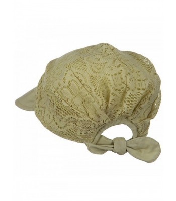 Ladies Jacquard Mesh Hat Khaki