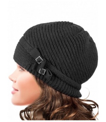 Dahlia Womens Angora Beanie Rhinestone in Women's Skullies & Beanies