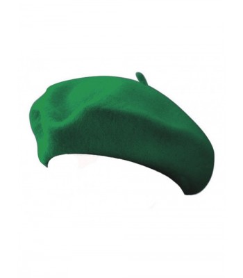 Classic 100% Wool Green French Beret - C4115NBW1YB