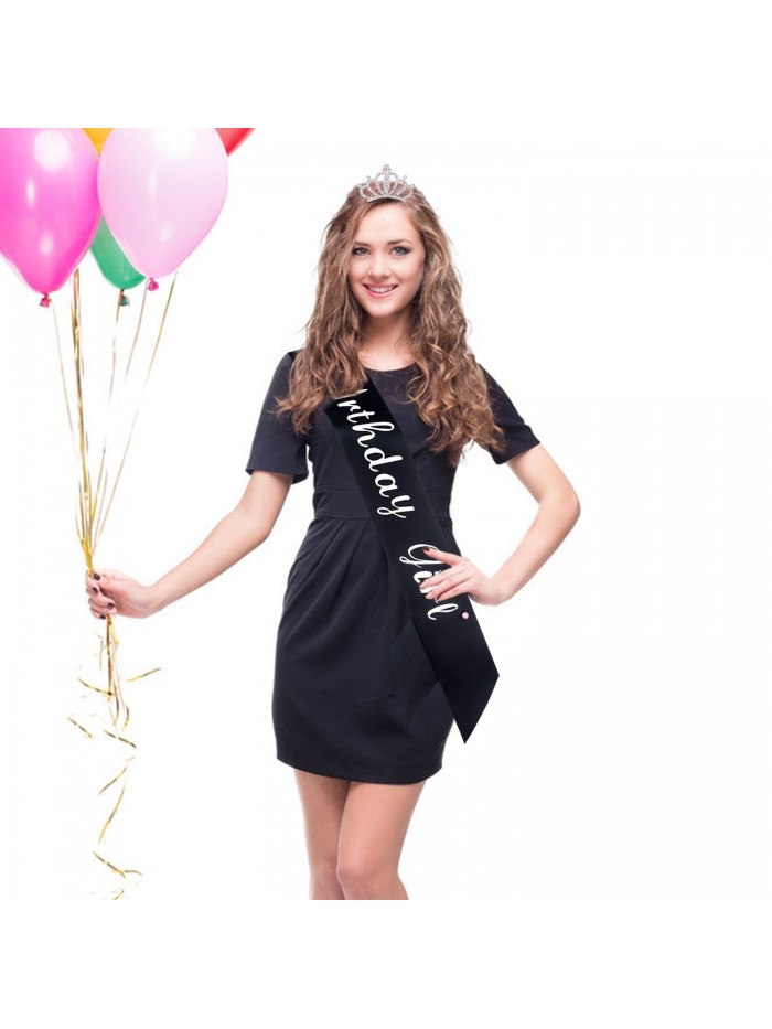 Birthday Girl Sash Crystal Crown - CC189TR4TU4