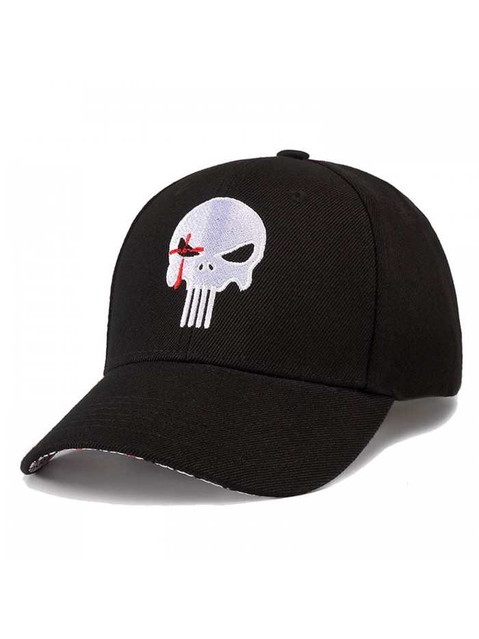 Quanhaigou Baseball Cap For Men Women- Polo Style Dad Hat Cool Unstructured Snapback - Punisher - C5189WSWLGL