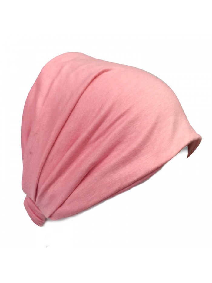 Wrapables Wide Fabric Headband - Pink - C7123FDLL2V