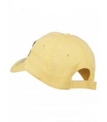 Baseball Cap Jeweled Butterfly Yellow in Women's Baseball Caps