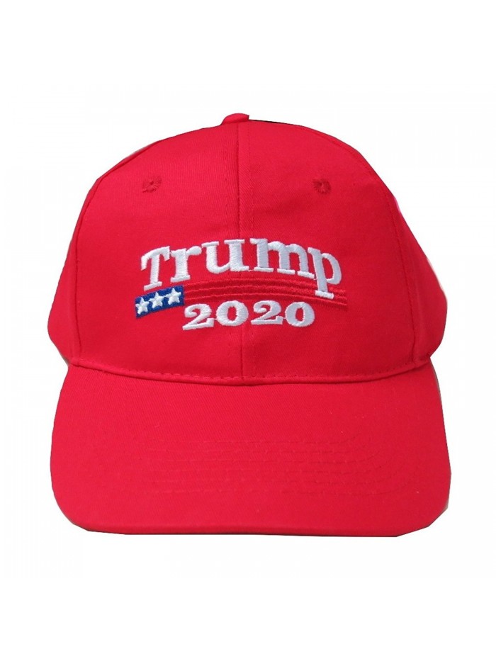 TrendyLuz Make America Great Again Donald Trump Baseball Cap Hat - Red Trump 2020 - CS180D9ASC7
