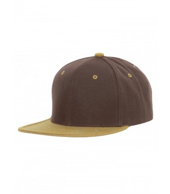 CTH Vintage Snapback Cap Hat - Brown Olive - CW116PDLTP3