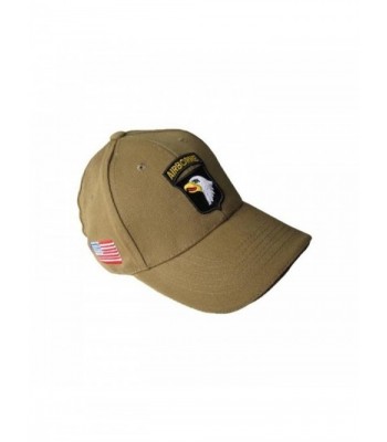 Khaki US 101st Airborne Baseball Cap - C81102RY4XR