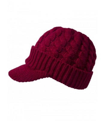 Sierry Cable Beanie Winter Visor