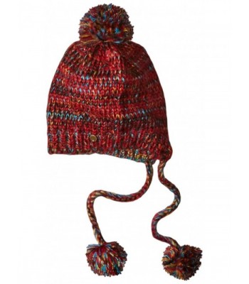 Billabong Junior's Love Storm Beanie with Pom Pom - Multi - C0122L8K6QX