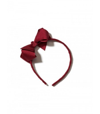 Anna Belen Grosgrain Headband Burgundy