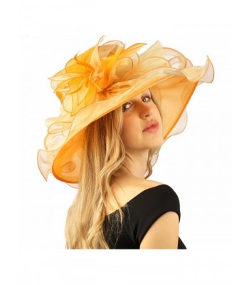 Stylish Ruffle Feathers Organza Hat