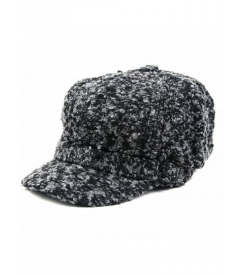 Retro Newsboy Style Women Winter Hat P242 - Gray - C811B5MHJKN