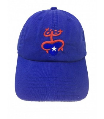 Coqui Puerto Rico Blue Adjustable Strapback Cap Dad Hat - CP186UUQMN5