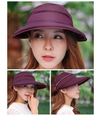 Lujuny Removable Crown Sun Hat in Women's Sun Hats