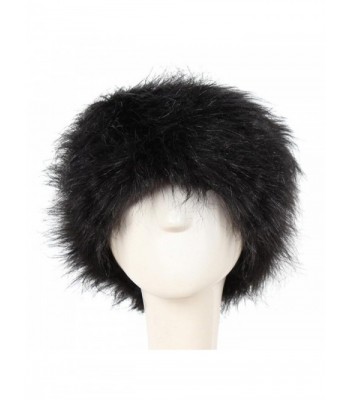 Besde Winter Hat Keep Warm Faux Fur Headgear Cap - Black - C51886IAMGW
