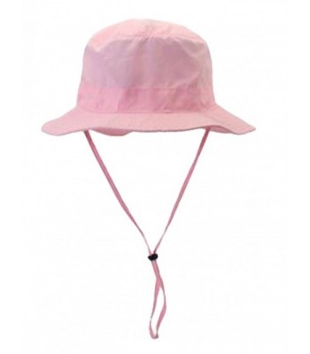 MatchLife Outdoor Soft Outdoor Sun Cap Soft Bucket Mesh Unisex Boonie Hat - Pink - CU183EZXUIH