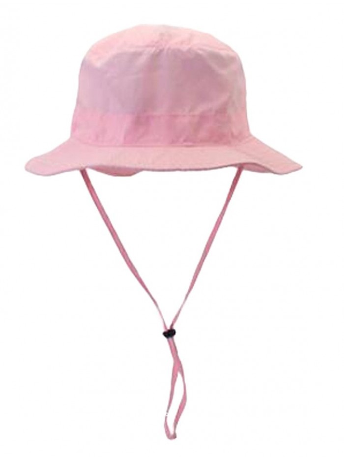 MatchLife Outdoor Soft Outdoor Sun Cap Soft Bucket Mesh Unisex Boonie Hat - Pink - CU183EZXUIH