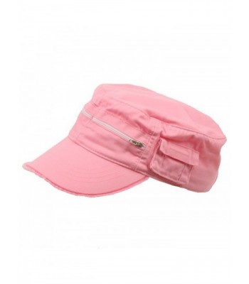 Zippered Enzyme Army Cap - Pink - CL111QRJ57R