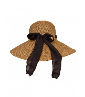 Ladies Brown Hat Through Eyelets in Women's Sun Hats