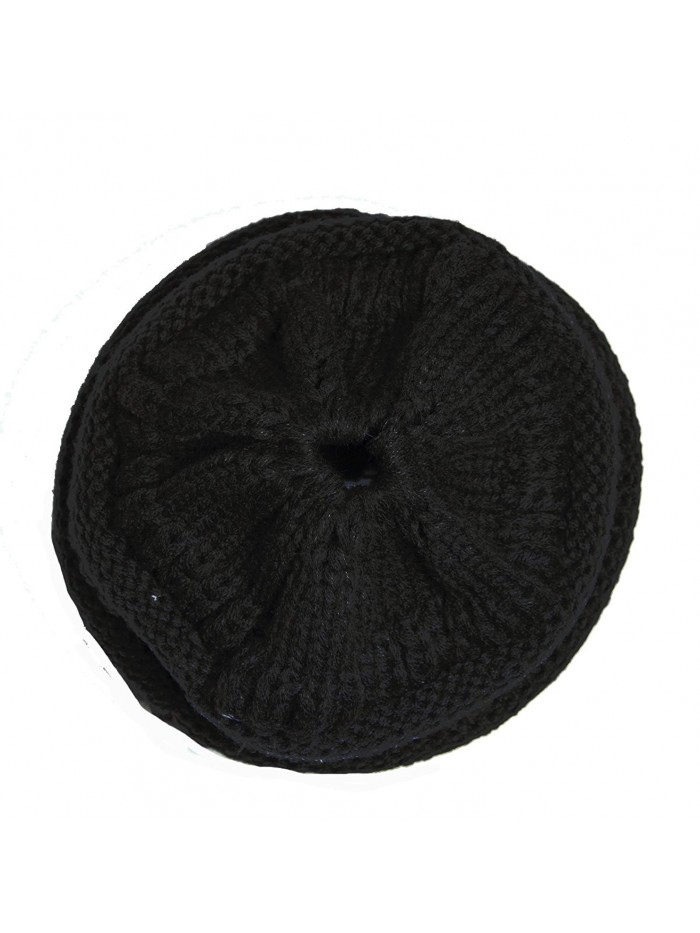 Super Soft Solid Color Cable Knit Warm Winter Stretch Beanie Cap ...