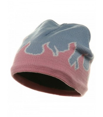 Flame Beanie ( f )-Sky Pink - CW111743U5R