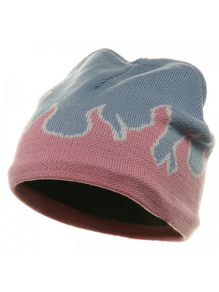 Flame Beanie ( f )-Sky Pink - CW111743U5R