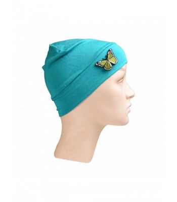 Landana Headscarves Turquoise Ladies Butterfly in Women's Skullies & Beanies