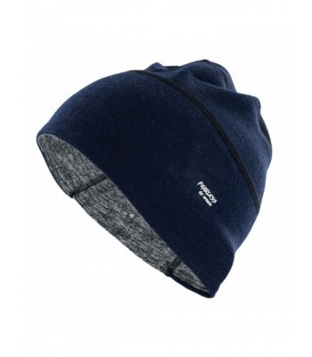 Woolx Lexie - Merino Wool Skull Cap-Helmet Liner-Running Beanie-Moisture Wicking & Stylish - Alaskan Blue Mélange - CB12NUHC4EF