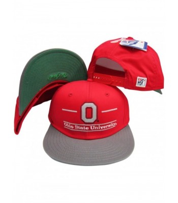 Ohio State Buckeyes Classic Split Bar Snapback Adjustable Snap Back Hat / Cap - CY116H1KTXB