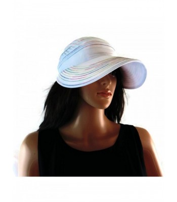 ModaMoo Womens Nanotechnology "Rainbow" Waterproof & UPF 50+ Hat & Visor Designed in NY - C812H8QY2MR