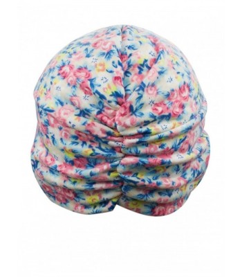 Printed Twist Pleated Stretch Turban