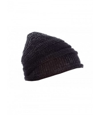 Womens Alyona Knit Winter Hat - Black - CP12LWQJ535