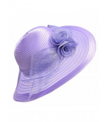 Lawliet Women Sinamay Flower Purple in Women's Sun Hats