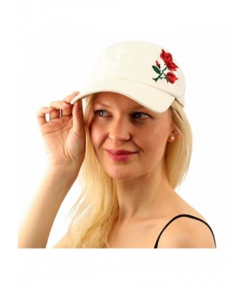 Cotton Embroidery Profile Baseball Hat in Women's Baseball Caps