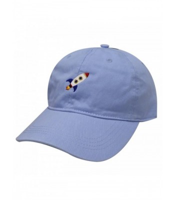 City Hunter C104 Rocket Cotton Baseball Dad Caps 17 Colors - Sky - CO12O5LO5WY