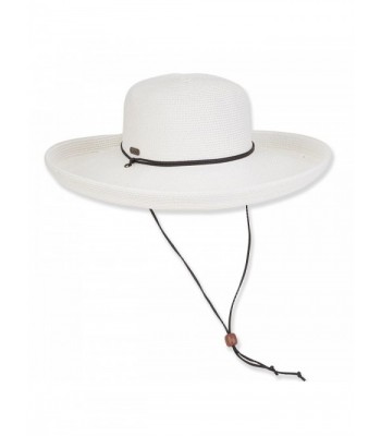 Sun N' Sand Women's Wide Brim Summer Floppy Sun Hat 1586 - B. White - CO12FVGLDQJ