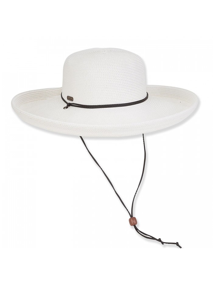 Sun N' Sand Women's Wide Brim Summer Floppy Sun Hat 1586 - B. White - CO12FVGLDQJ