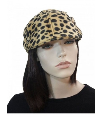 Fashion Dimensions Safari Leopard Beret