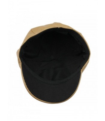 Bigood Fashion Leather Newsboy Berets