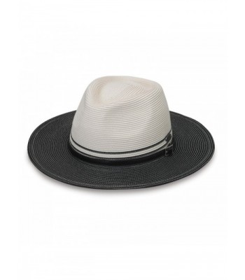 Kristy by Wallaroo Hat Company - Packable UPF50+ - Ivory / Black - CX12NA38CCJ