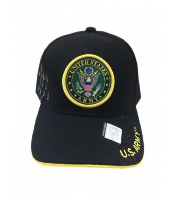 Aesthetinc U.S. Military Army Baseball Cap Officially Licensed Sealed - Army Stars Black - CS180ZMSTKU