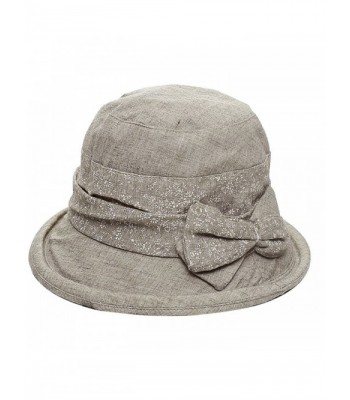 Pop Your Dream Fashion Mom Grandma Sunhat with Removable Cotton Flower Bucket Hats with Roll Up Wide Brim - Khaki - CE17YGAL432