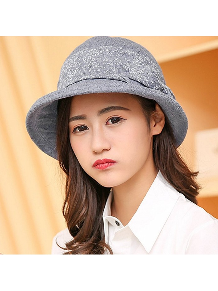Fashion Mom Grandma Sunhat with Removable Cotton Flower Bucket Hats ...