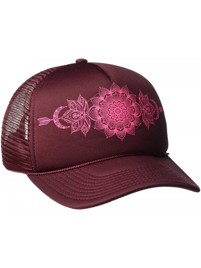 O'Neill Women's Earth Song Screen Print Trucker Hat - Port - Rus - C517YXLAAU5