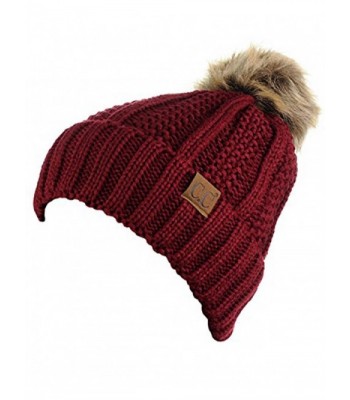 Quality Womens Fleece Slouchy Burgundy