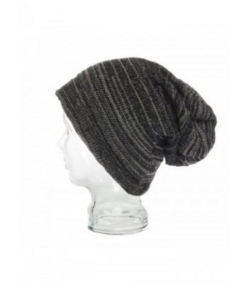 DG Hill Stripped Lightweight toboggan - Gray/Black - C0188HHATKC